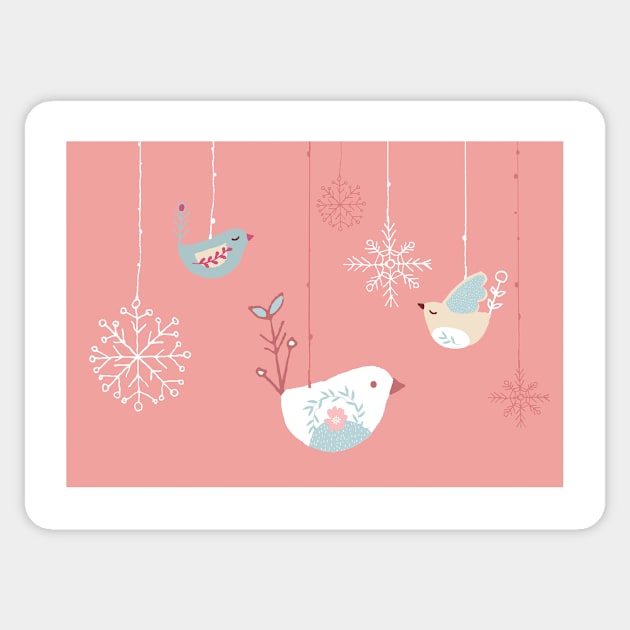 christmas ornaments Sticker by Kingrocker Clothing